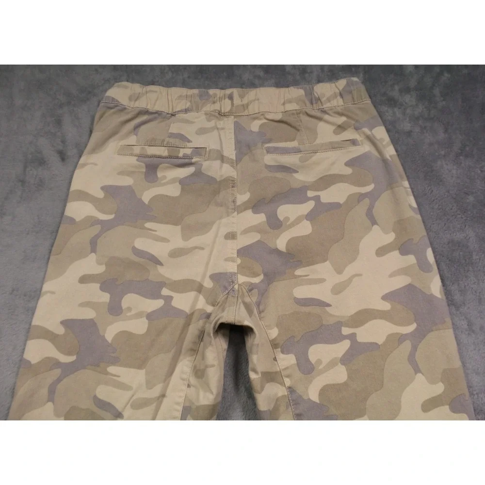 Silver Jeans Co Pants Womens‎ Size Medium Brown Camo Jogger Stretch Pull On
